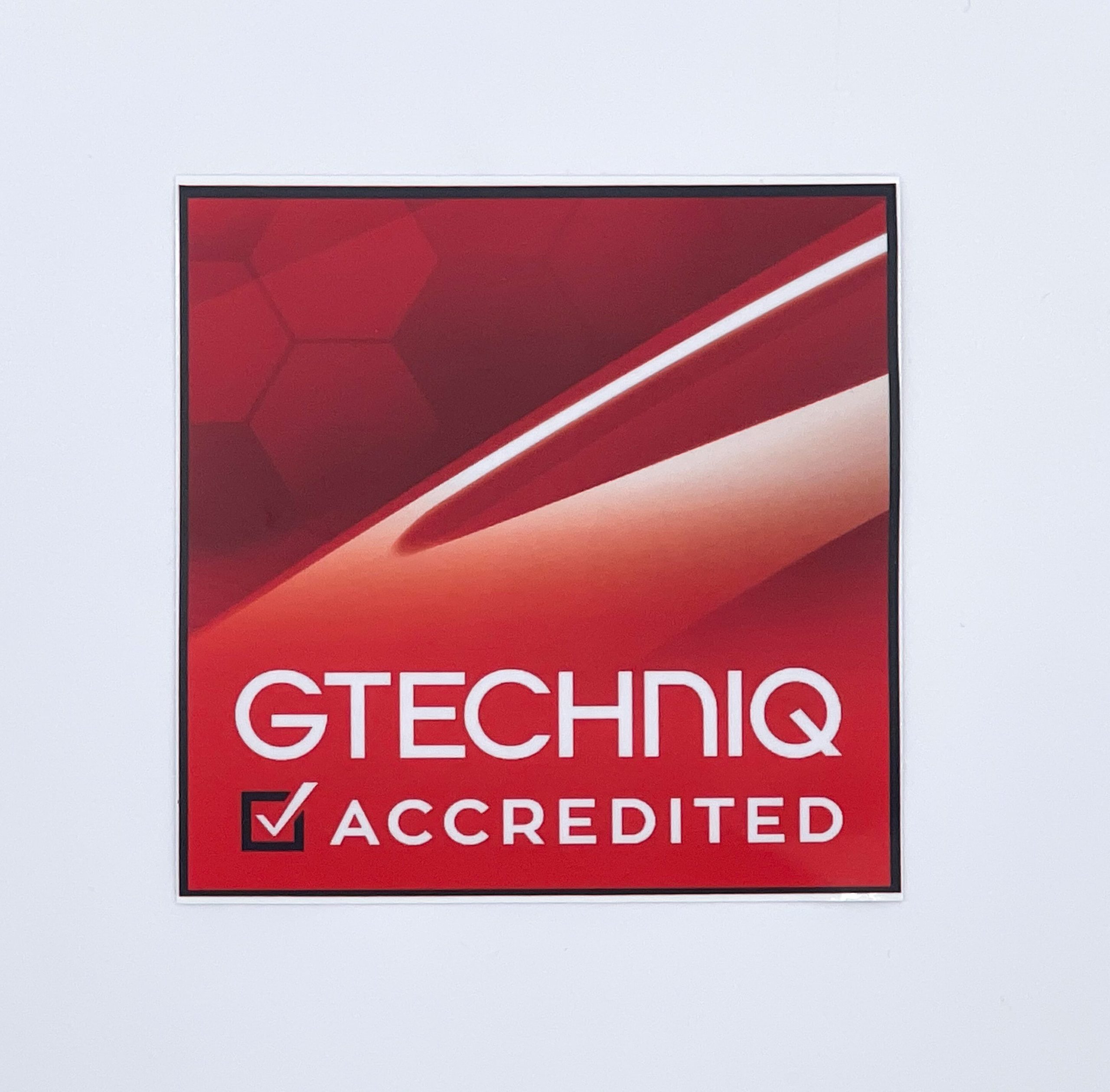 Gtechniq Accredited Sticker
