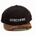 Camo and Black Gtechniq Snapback Hat