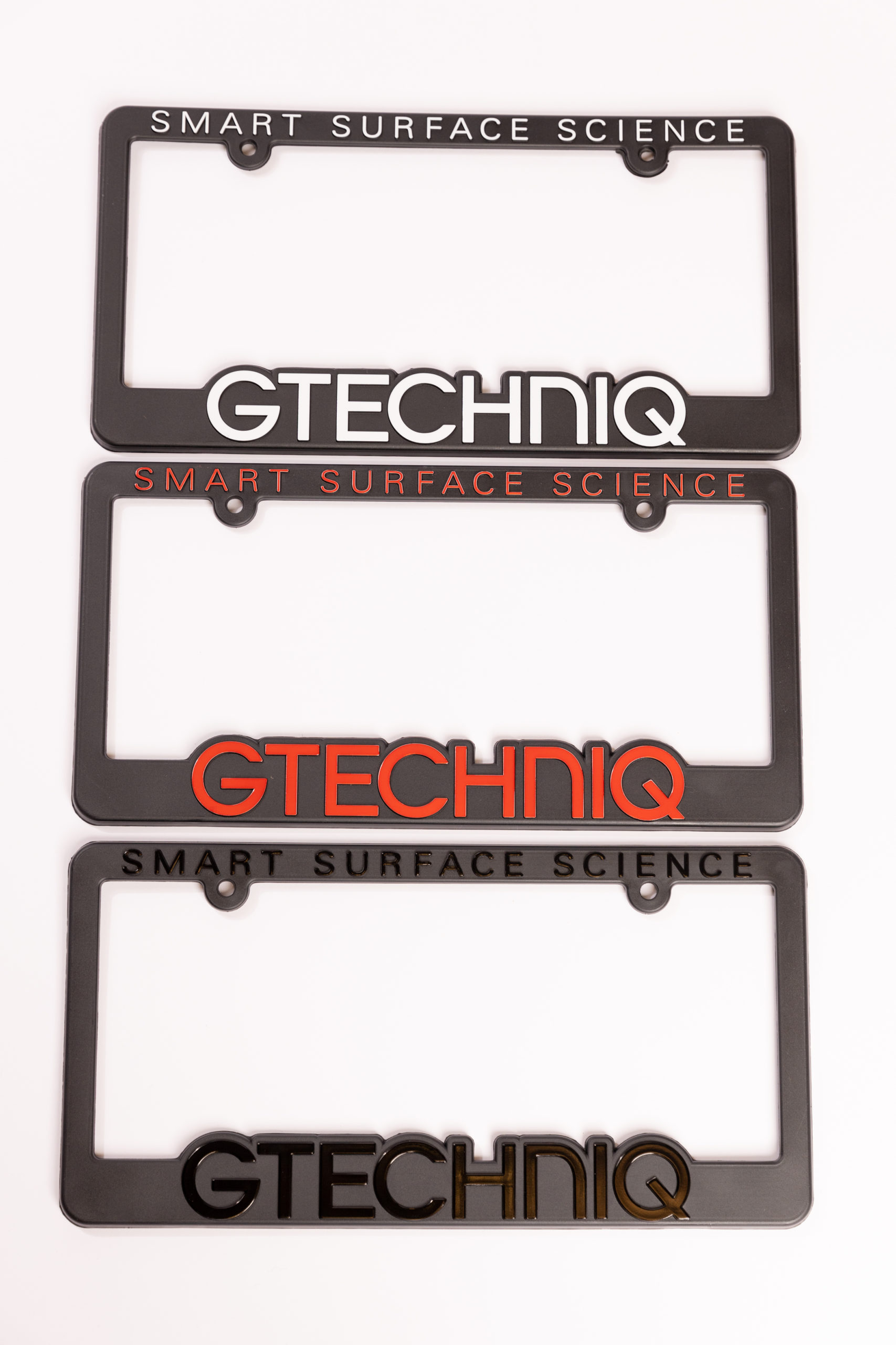 License Plate Frames (3 Pack) - Gtechniq USA