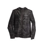 Black Camo Lightweight Windbreaker Jacket