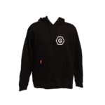 Black Heavyweight Hexagon Hoodie