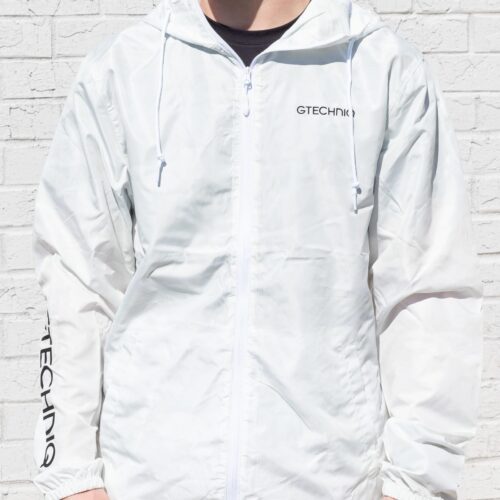 White Camo Lightweight Windbreaker Jacket