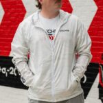 White Camo Lightweight Windbreaker Jacket